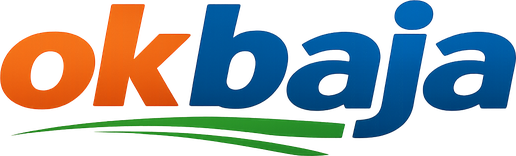ok baja logo in ice blue theme